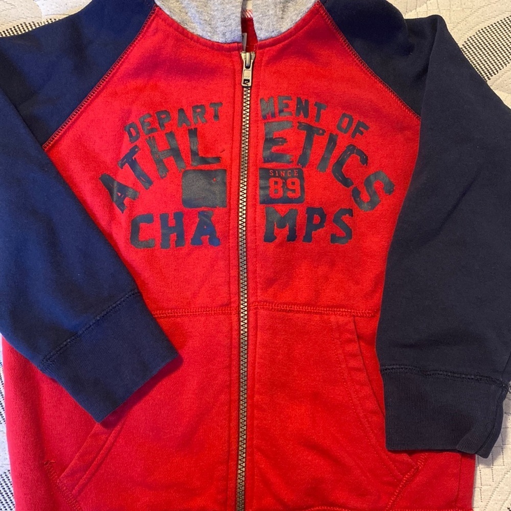 Boys zipper hoodie